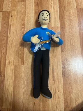 RARE The Wiggles Anthony Plush With Blue  Guitar! 2008! 14” NWT